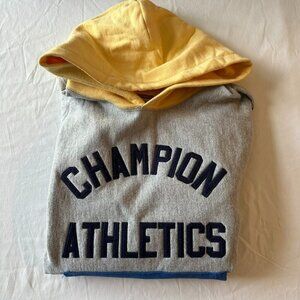 Todd Snyder Yellow and Gray Hoodie